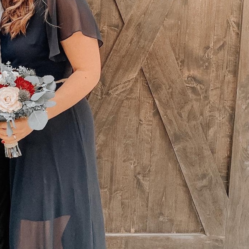 Navy bridesmaid dress